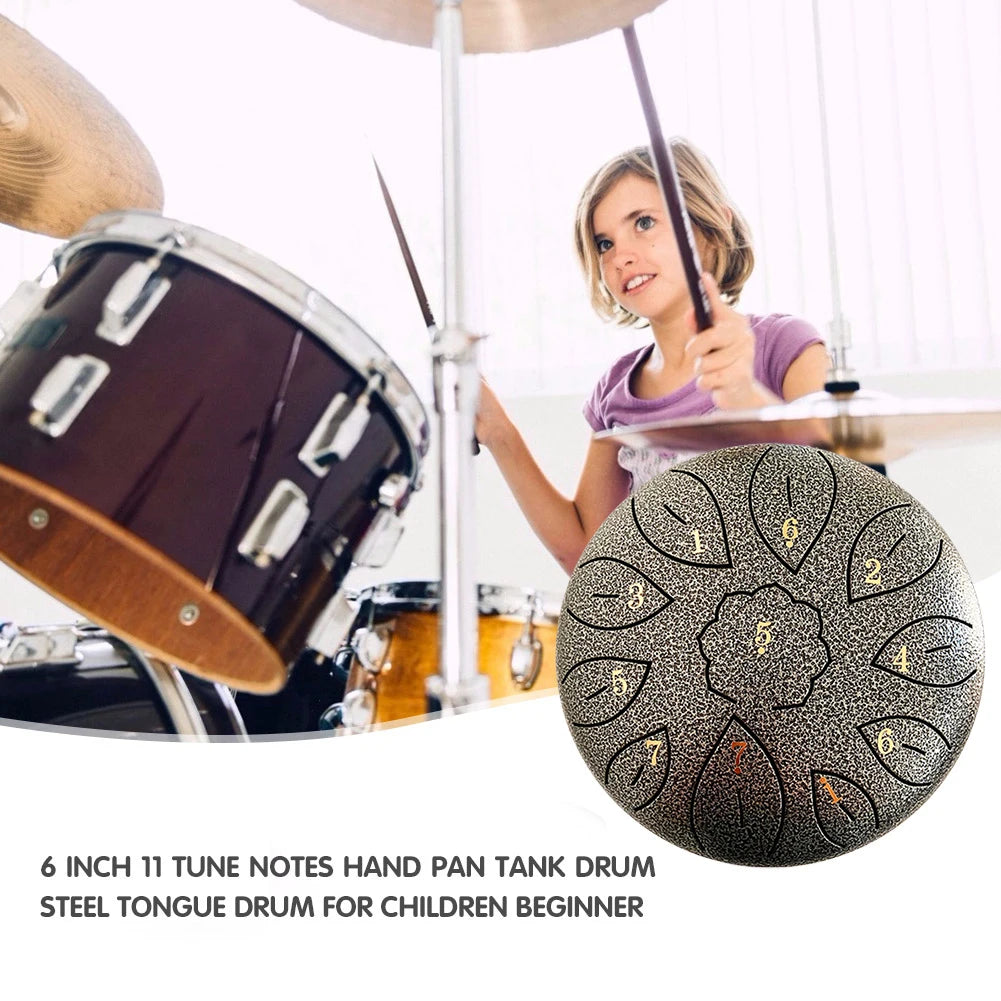 6-inch 11-tone Tongue Drum Ethereal Yoga Percussion Instrument