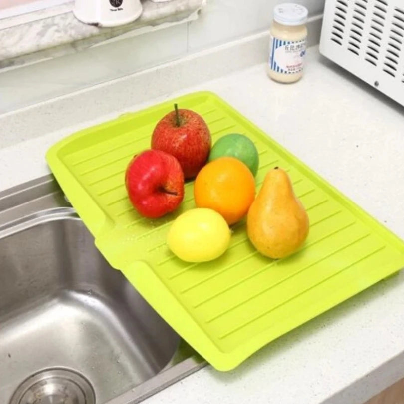 Large Kitchen Dish Drying Rack & Drain Tray – BPA-Free, 4 Colors Dish Drying Rack Zpaxo