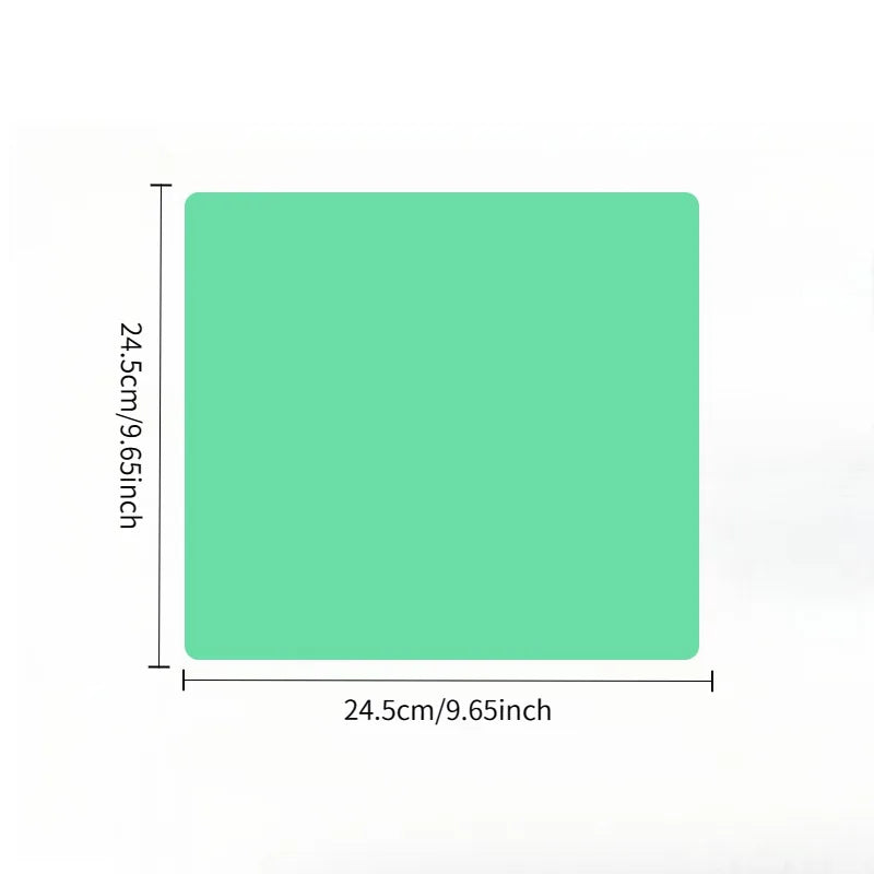 Coral Kitchen Dish Cloths Soft Thick Reusable Green Rose Pattern