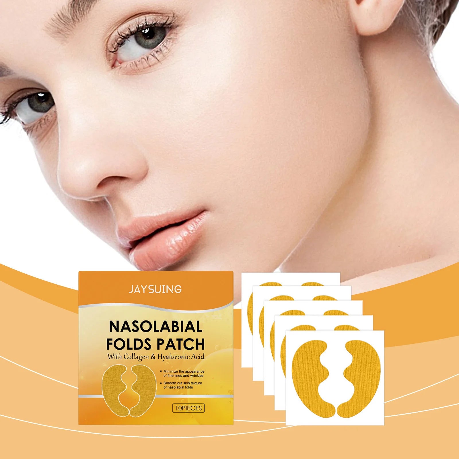 Hyaluronic Wrinkle Removal Patch – Anti-Aging Gel Mask 10pc Anti-Aging Face Patch Zpaxo