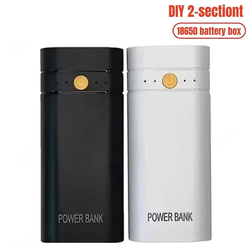 6000mAh 2X 18650 USB Type-c Battery Charger Case Power Bank Charge Zpaxo