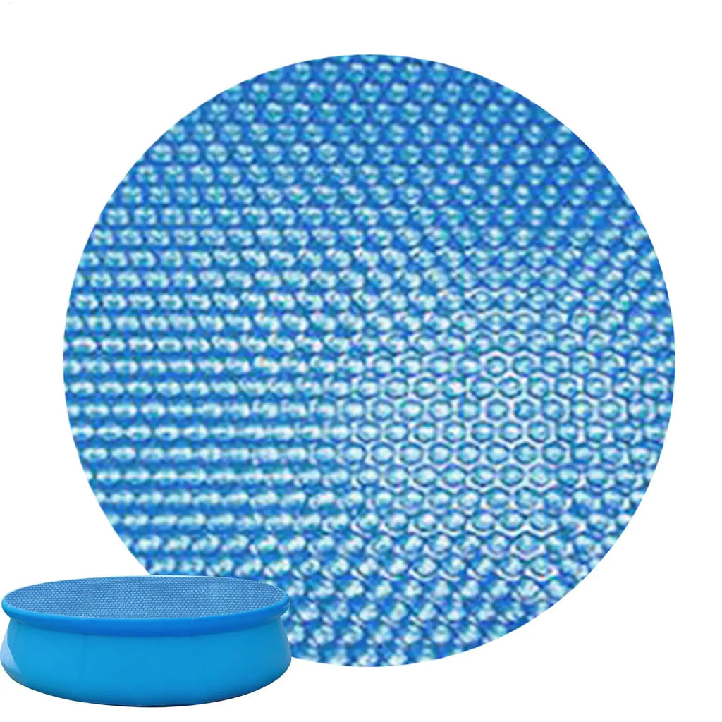 Solar Pool Cover Cuttable Round Bubble Wrap Swimming Heat Insulation