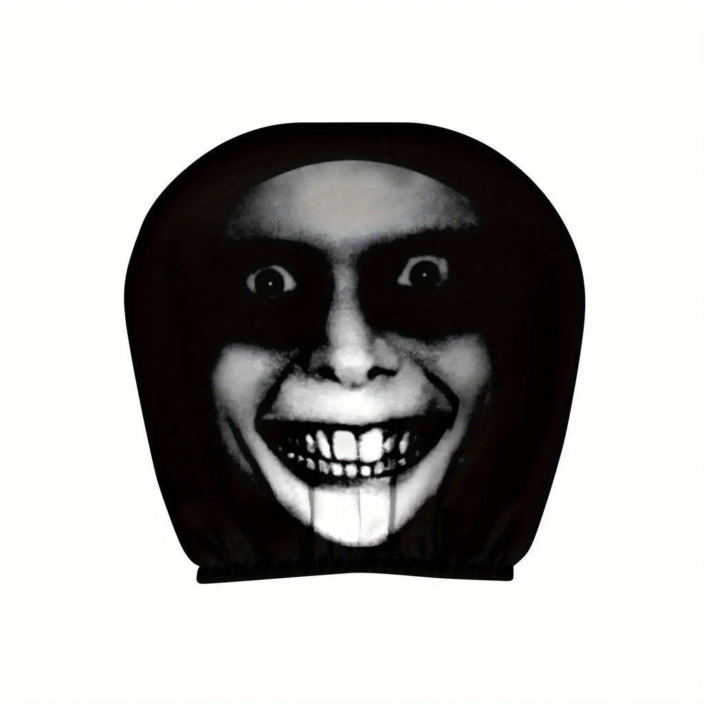 Horror Theme Printed Headrest Cover No Filling Comfortable Stylish