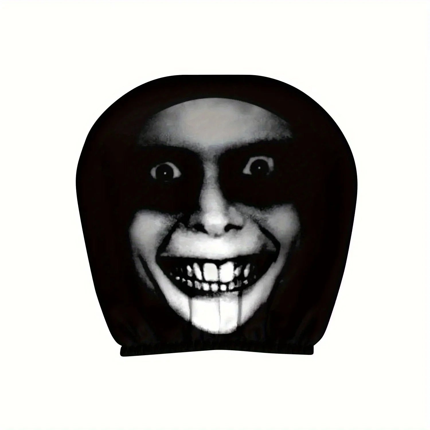 Horror Theme Printed Headrest Cover No Filling Comfortable Stylish