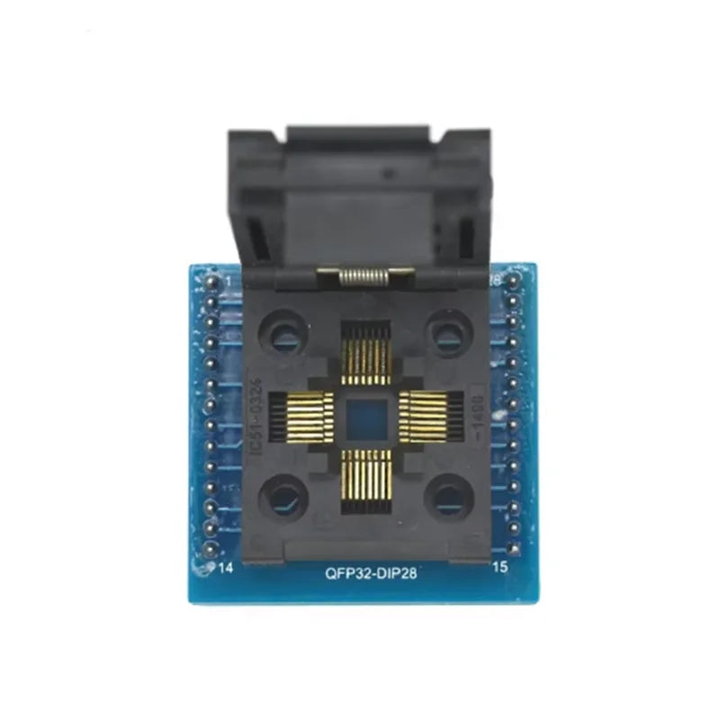 QFP32 to DIP28 Test Seat QFP44 to DIP40 Test Seat AVR Programming Burning Seat 0.8 Spacing Zpaxo