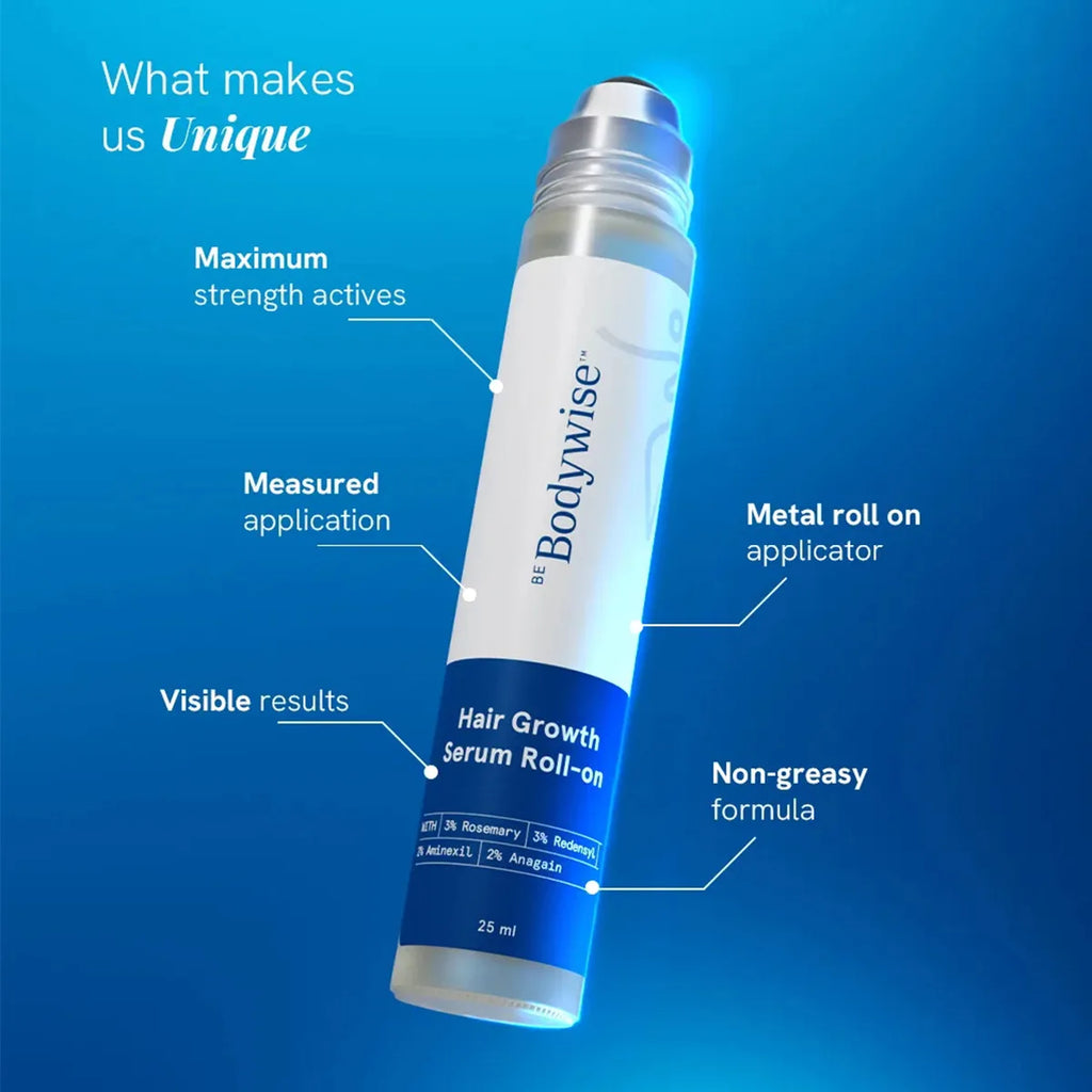 Bodywise Roll-on Ball Rosemary Hair Care Essence Long-lasting Moisturizing Nourishing Repairing Smoothing Hair Care Zpaxo