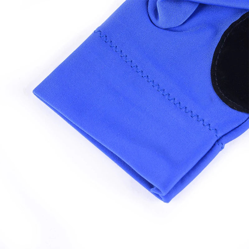 High Quality Spandex Snooker Billiard Cue Glove Pool Left Hand Open Three Finger Accessory Zpaxo