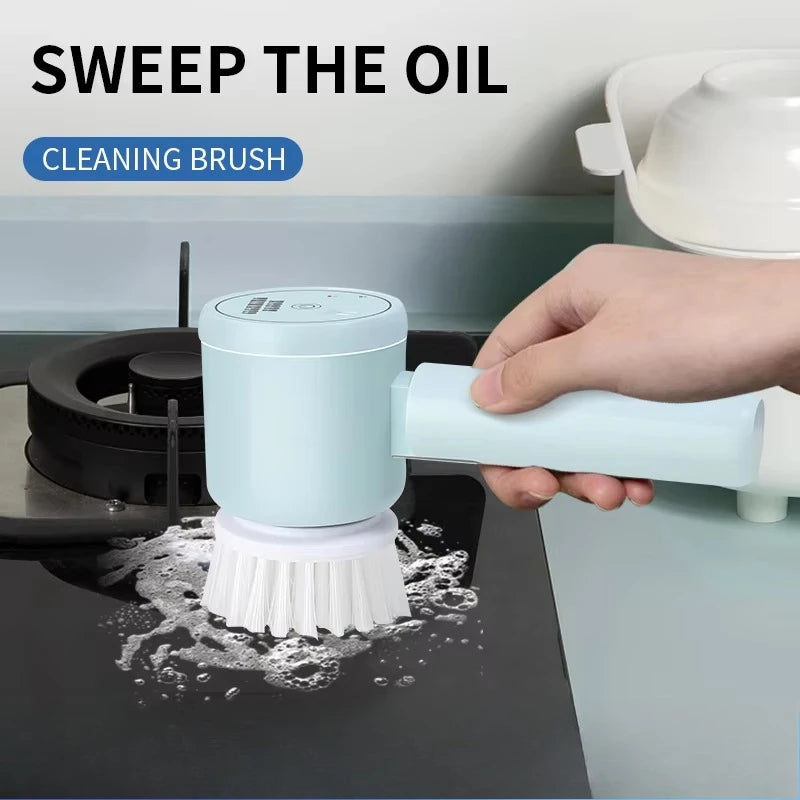 Wireless Handheld Electric dishwasher Kitchen Rechargeable Electric Cleaning Brush Bathroom Tile Professional cleaning Machine Zpaxo