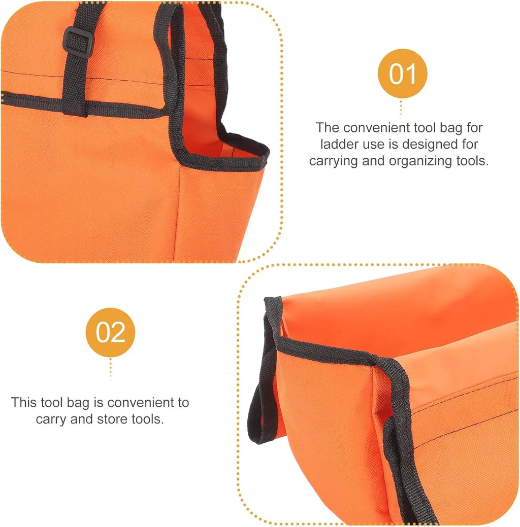Ladder Tool Caddy – Hands-Free Storage Pouch for Ladders 2/4 Pack
