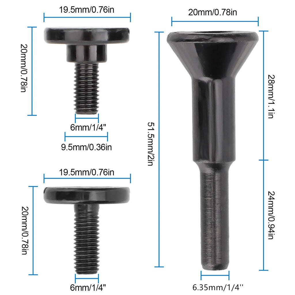 Mounting Mandrel Fit Circular Saw Blade Die Grinder Connecting Rod