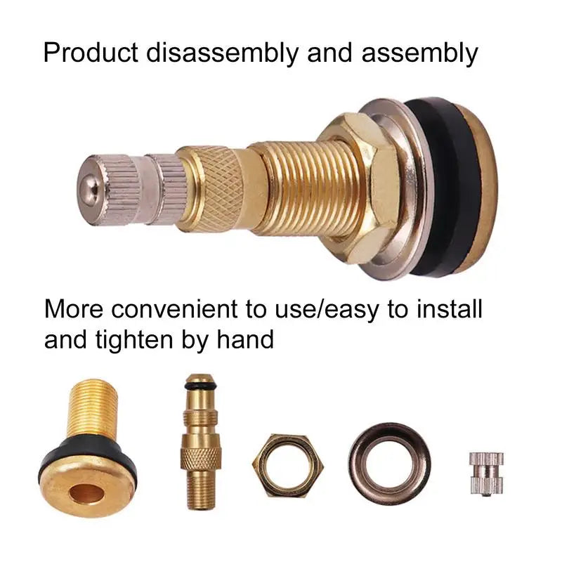 TR618A Brass Tubeless Valve Stem – Industrial & Agricultural