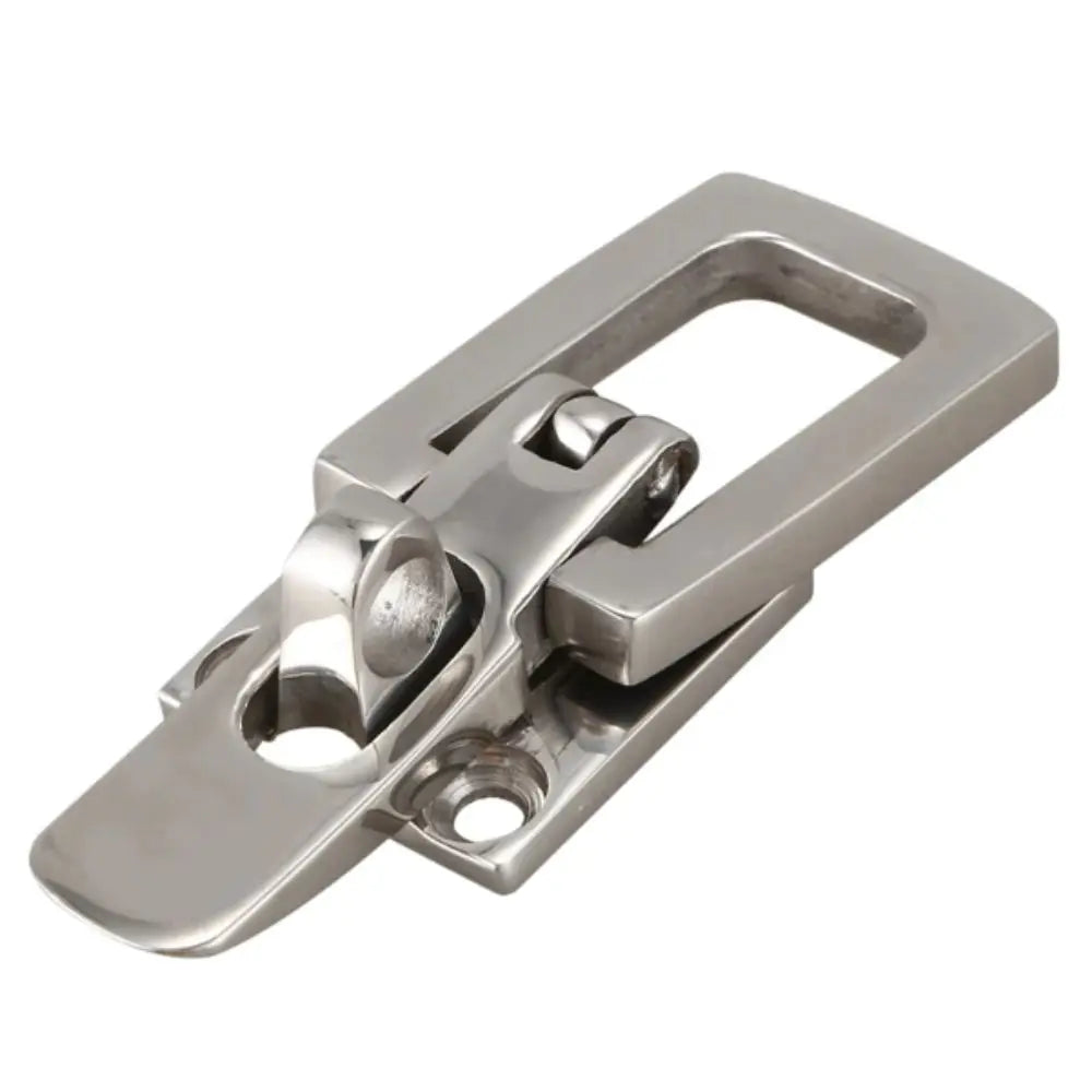 Lockable Door Lock Catch Silver Finish Anti-Rattle Design Anti-Rattle Fastener Marine Grade Marine Hardware Marine Application Zpaxo