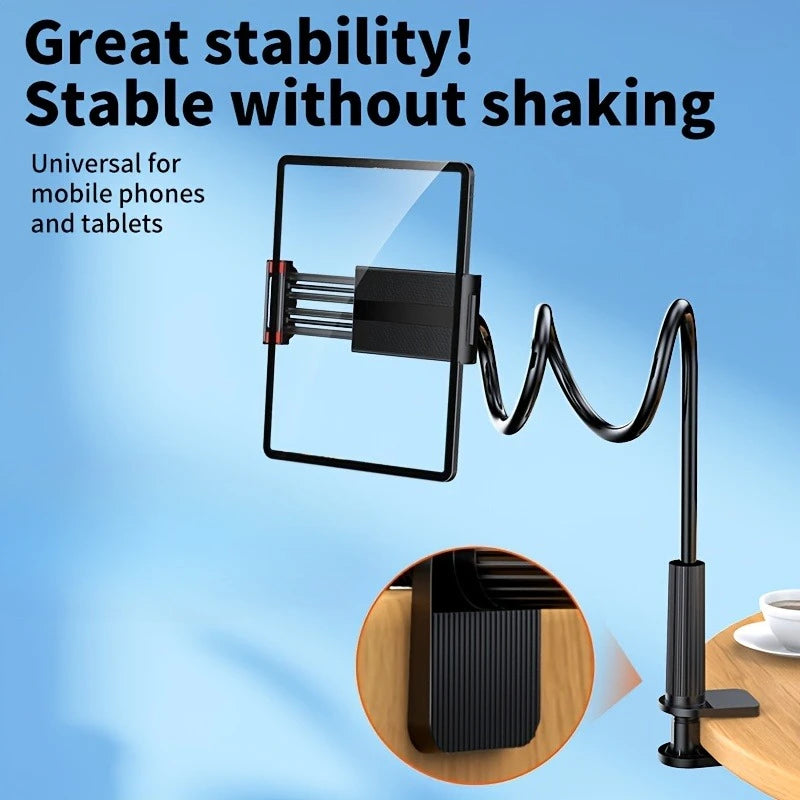 Universal 360-Degree Rotating Tablet Phone Holder Adjustable Spiral