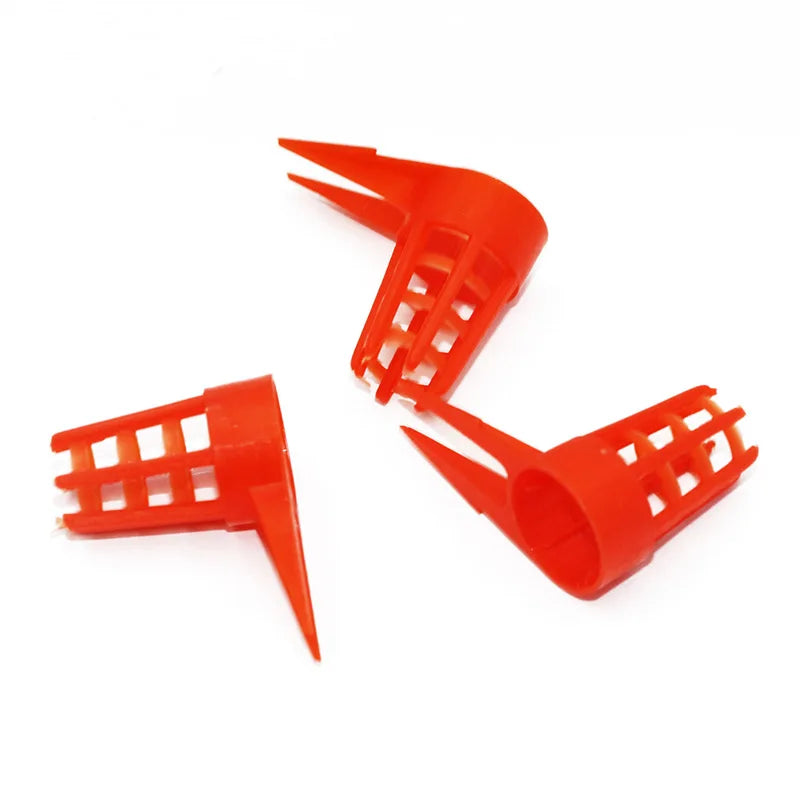 20 Pcsking Cells Plastic Bee Queen Cages Cell Cover Cap Protective
