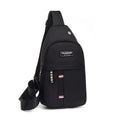Men's Chest Bag Shoulder Crossbody Sling Casual Nylon Front Trendy