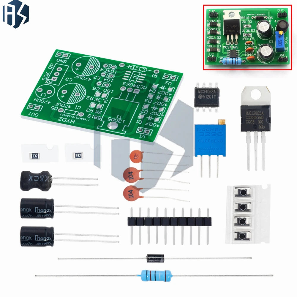 0-30V 0-3A Adjustable DC Switching Power Supply, DIY Soldering Voltage Regulator Board Kit Zpaxo