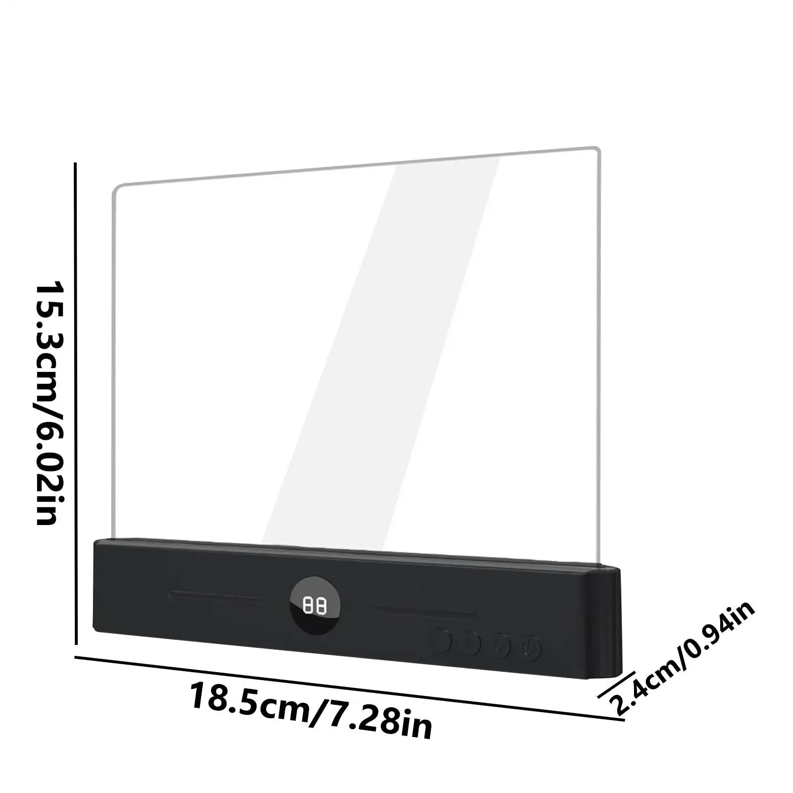 Rechargeable Book Light Reading Bed Dimmable LED Panel Lamp Eye