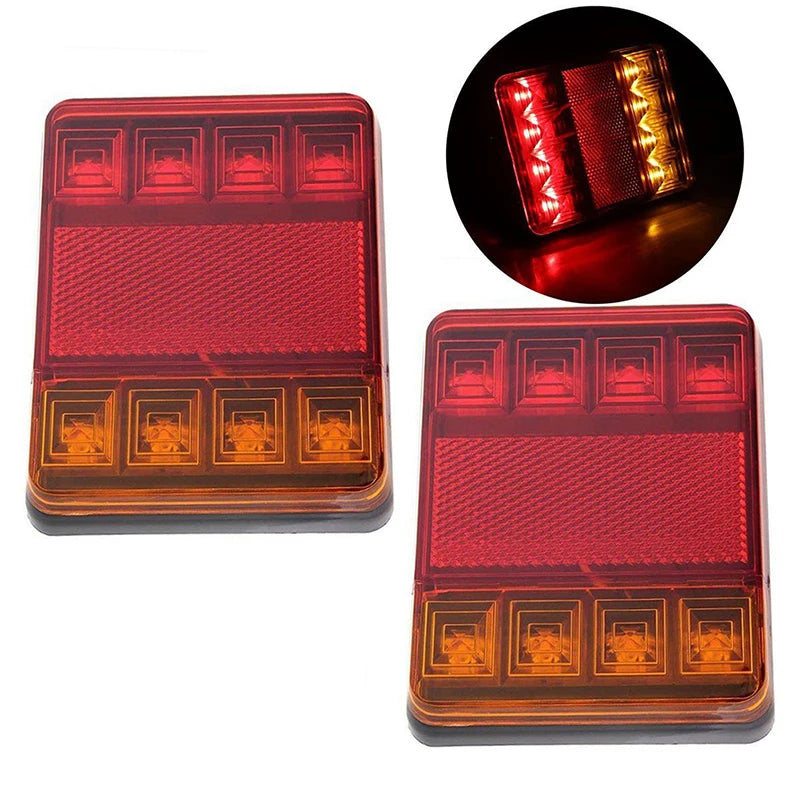 Car Truck LED Rear 12V Lights Lamps Waterproof Tailighttail Light