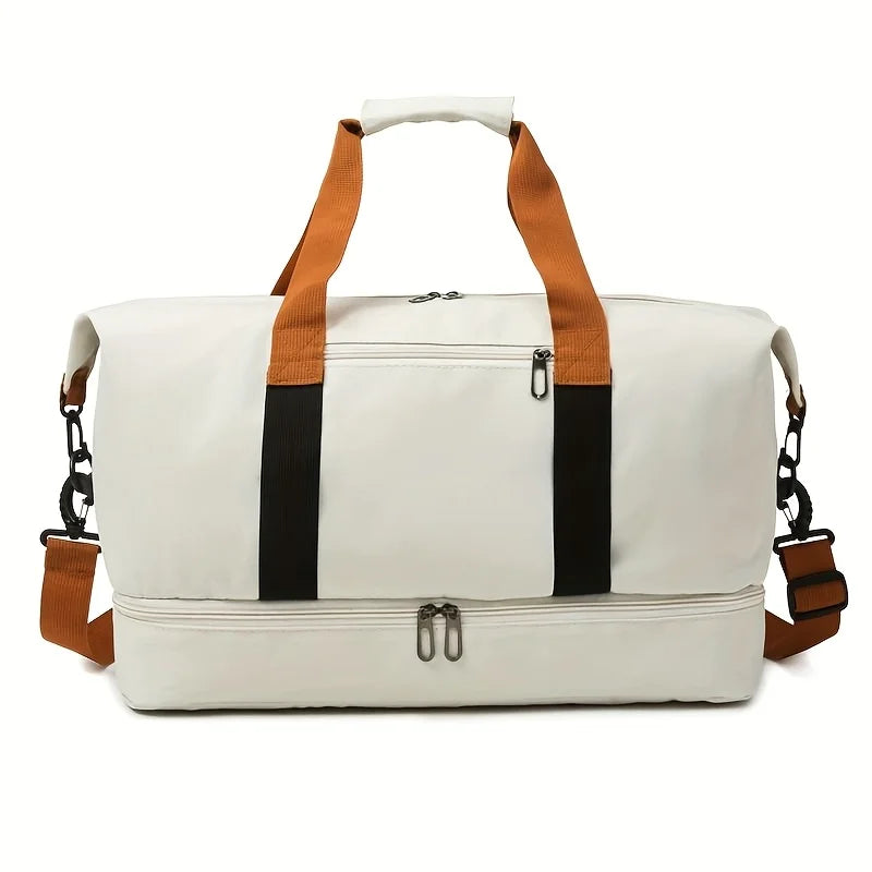 Large Capacity Wet Dry Travel Bag Lightweight Duffle Women Weekend