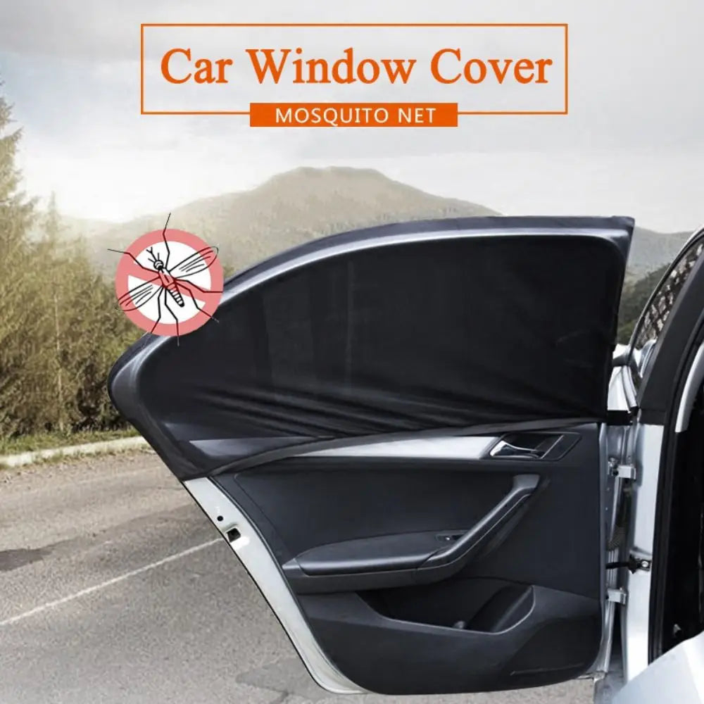 Block Sunlight Car Window Cover Mesh Flexible Sunshade Foldable Sun Zpaxo