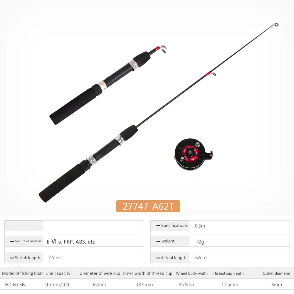 Telescopic Fishing Pole Ultra-light Small Short Sea Portable Rod