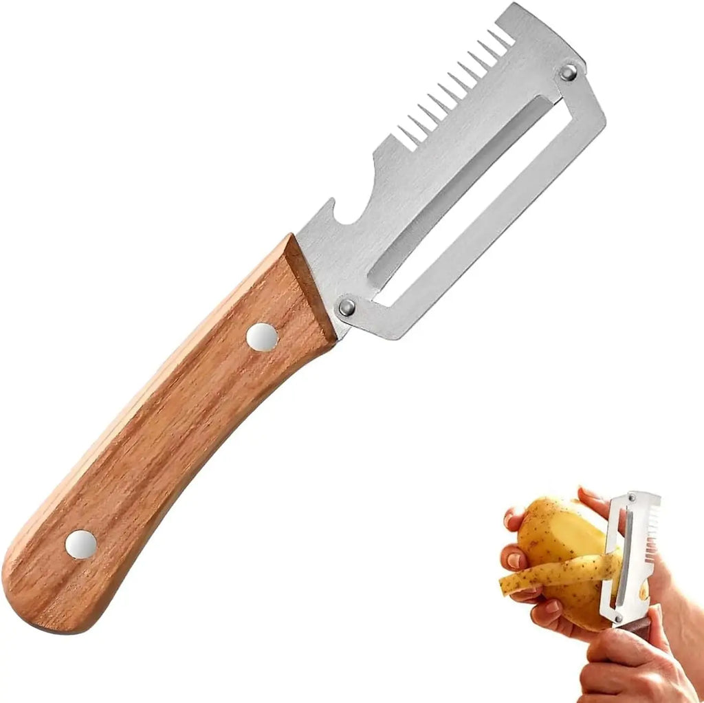 2-in-1 Multi-function Scallion Cutter Bottle Opener Kitchen Vegetable