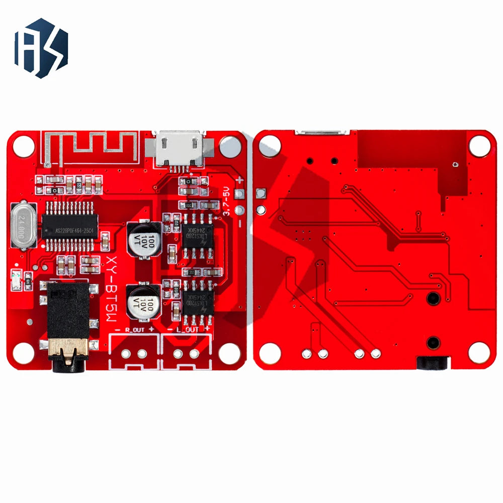 XY-BT5W Bluetooth 4 2 Stereo Amplifier Module DC 3 7V-5V Dual Channel Zpaxo Default Title