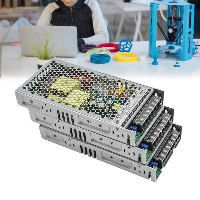 652F 250 24&50 Power Supply for 3D Printers Constant and Current DualOutput Power Supply Efficient Cooling Zpaxo