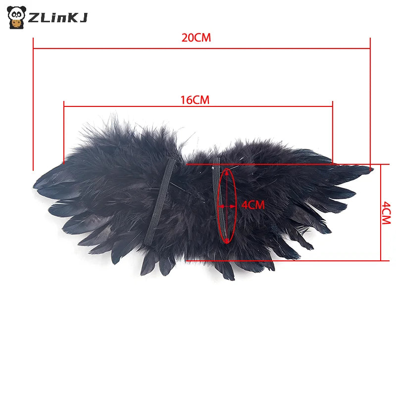 DIY Mini Angel Wing Newborn Props 1 6 4 3 BJD Doll Clothes Wings Zpaxo