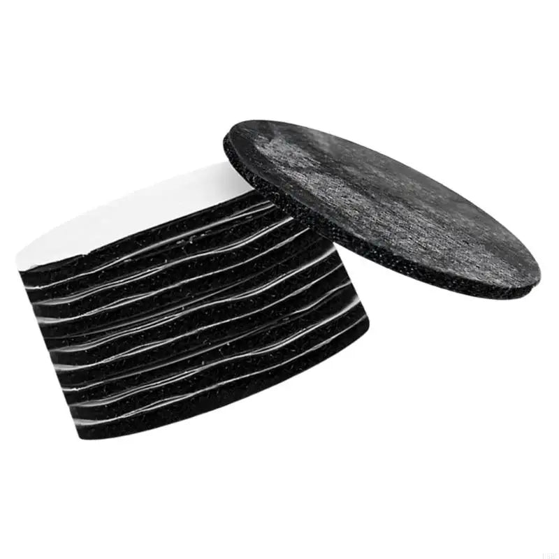 Hook Loop Fasteners Double Sided Sticky Round Tape Securing Sofa