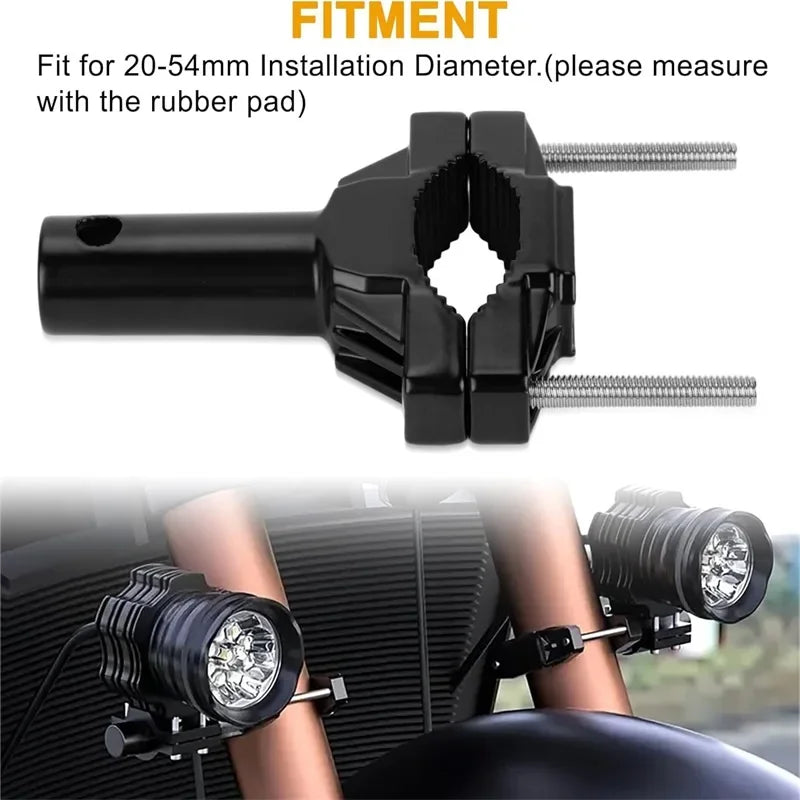 Motorcycle Front Fork Light Mounting Rod Bracket Bumper Modified