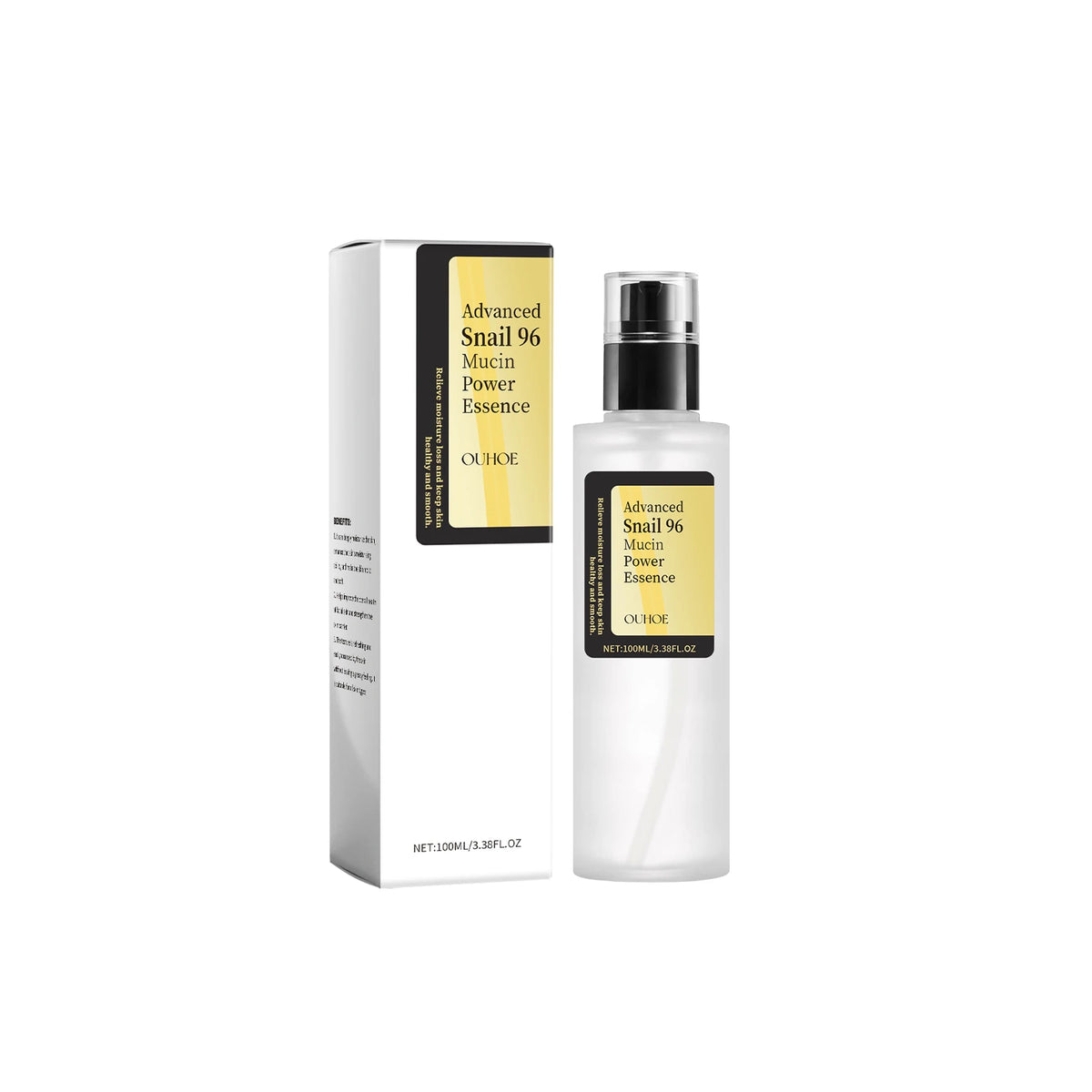 Snail Mucin Essence 100ml Hydrating Booster Deep Moisture Revitalize Dull Skin Soothing Face Treatment Glow Essence for Dry Skin Zpaxo 1PC