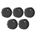 ▶5Pcs Baby Safety Protection Socket Protective Cover , Children Electric Shock Prevention Dust Protection Cover,Cartoon Design Zpaxo Black