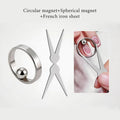 Upgrade Hollow Cat Eye Magnet Strong Power Ring 3-Second Fast Black Zpaxo 02Set