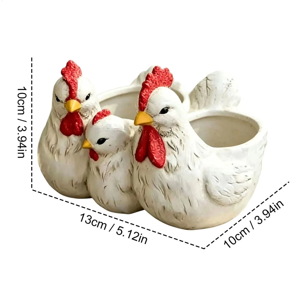 Cute Planters Resin Funny Realistic Animal Decorative Small Planter