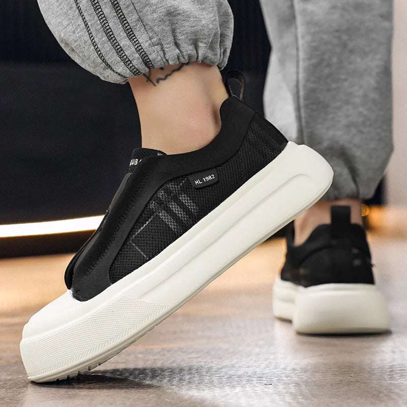 Men's Casual Sneakers Luxury Trainer Shoes Breathable Race Running