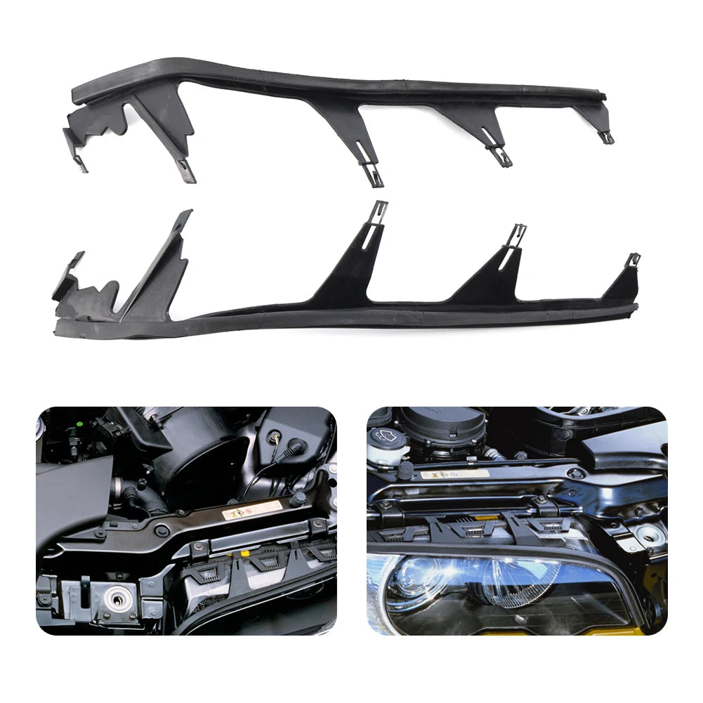 Flexible Car Headlight Sealing Strip Rubber Cover Gasket Auto Zpaxo