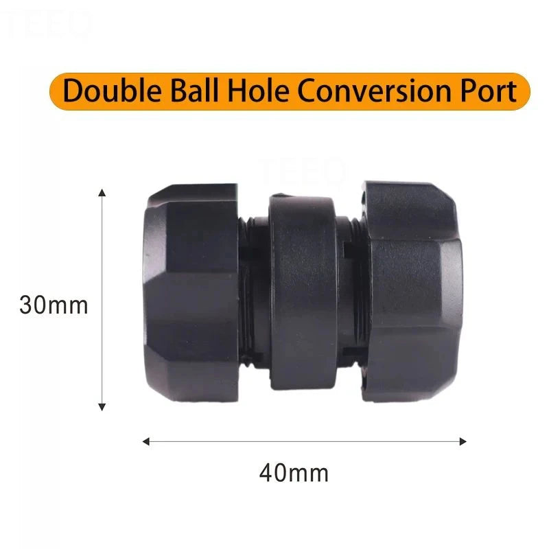 Dual Ball Head Extension Rod Accessories Car Phone Mount Adjustable