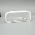 Transparent Waterproof Pencil Case – Large Capacity Organizer Pencil Pouch Organizer Zpaxo White-LA0072B
