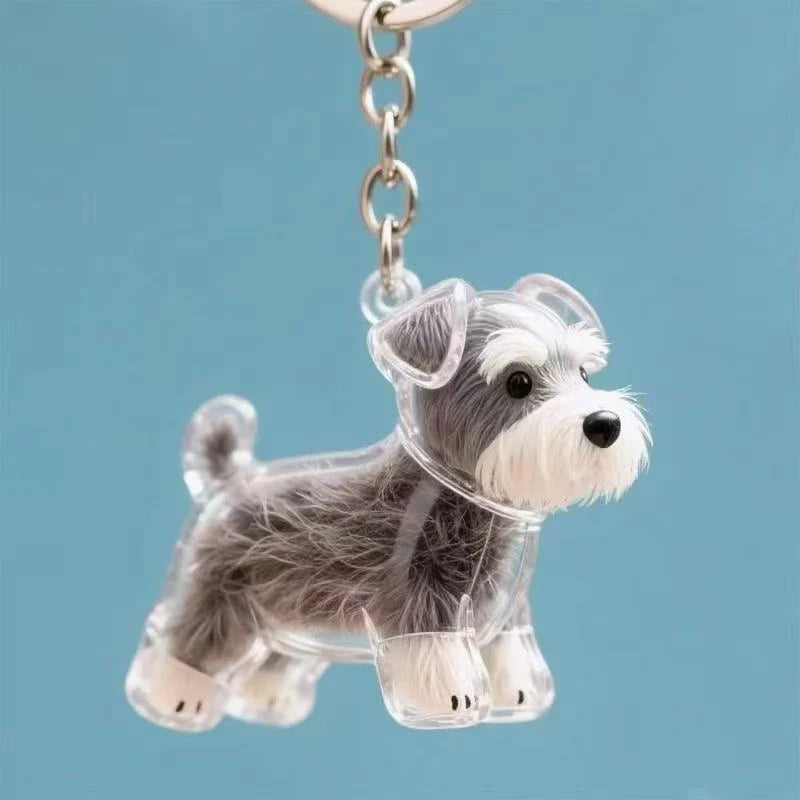 Dog Hair Storage Pendant Keychain Transparent Cat Fur Keepsake Zpaxo A6