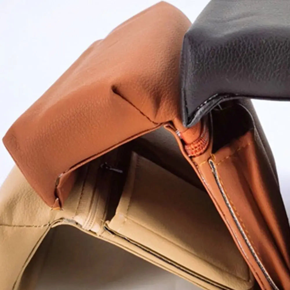 Universal Car Window Armrest Hanging Bag Waterproof Leather Seat Pad Zpaxo