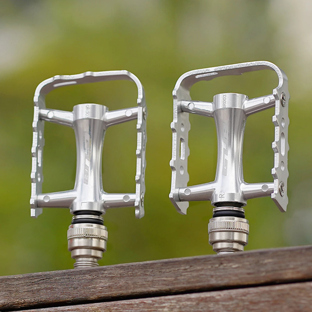 Aluminum Alloy Bicycle Pedal Triple Bearings Anti-slip High-grip