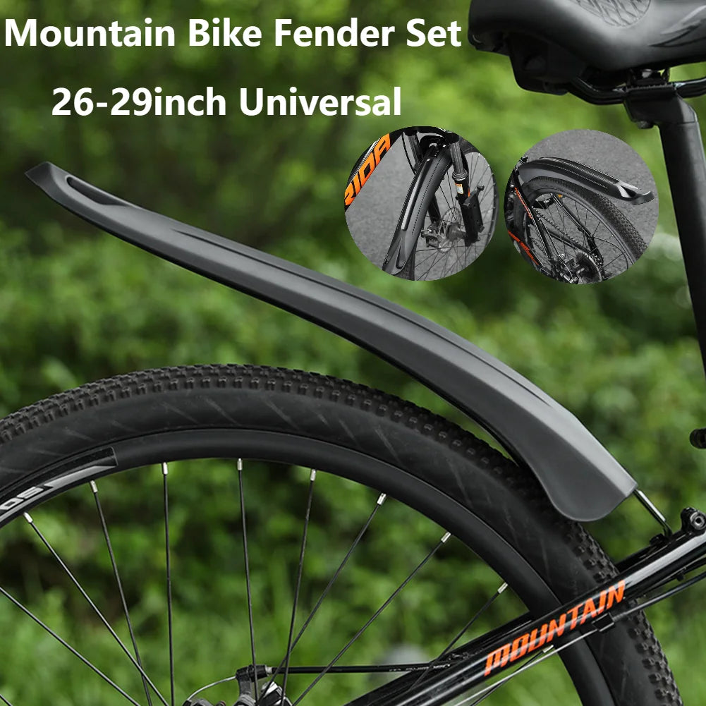 Bicycle Fender PP Soft Plastic MTB 26- Universal Mudguard Widen Mud