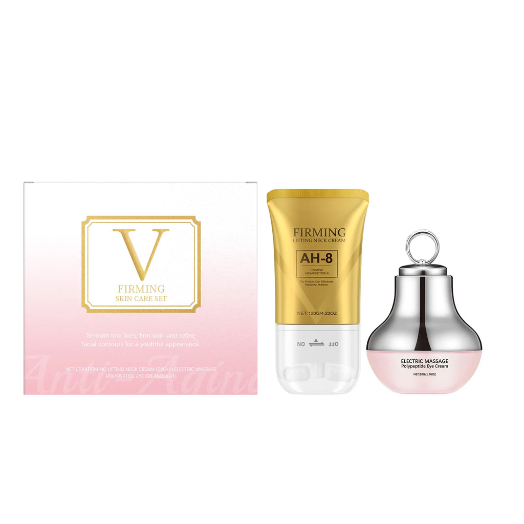 Hoygi AH-8 Firming Neck Cream & Electric Eye Cream Set Anti-Aging Skincare Set Zpaxo Skin Care Set