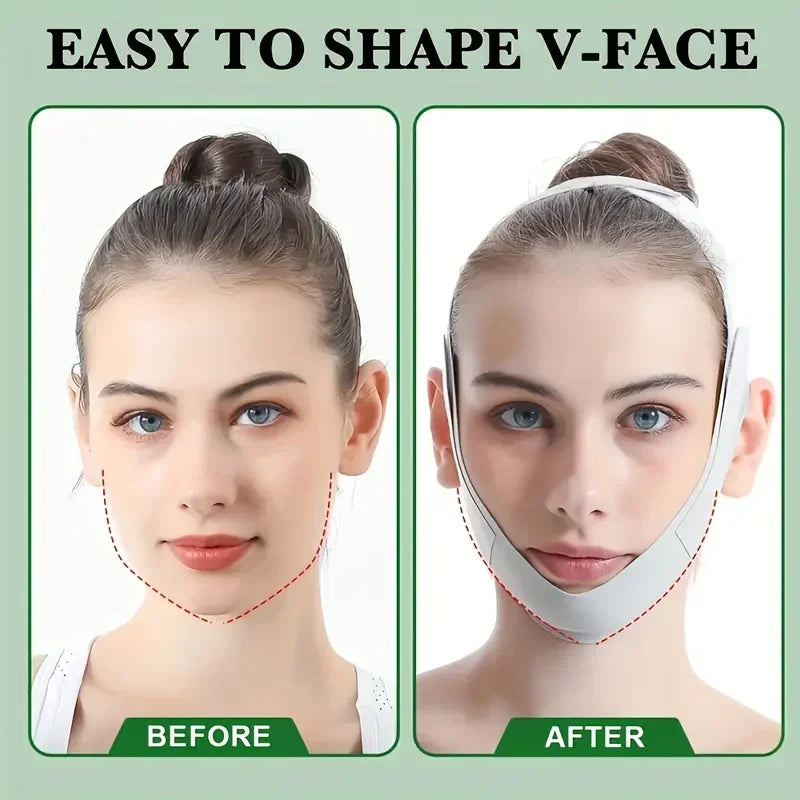 Overnight Face Lift Band Graphene Fiber Double Chin Reducer Jawline