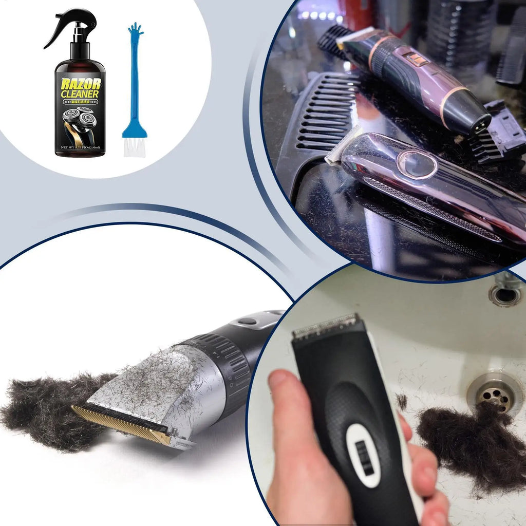 Electric Shaver Cleaning Solution Odorless Razor Cleaner Spray