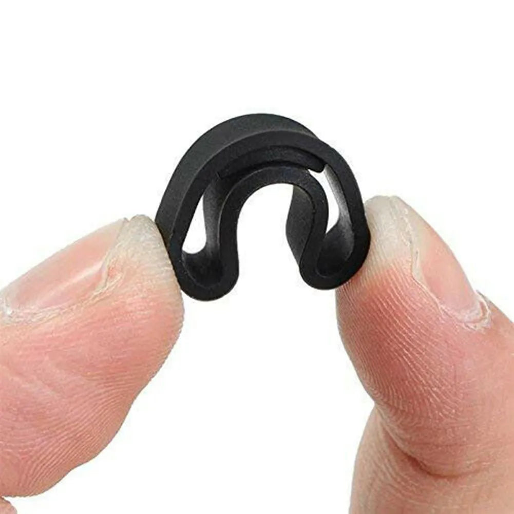 Black Watchband Silicone Band Rubber Watch Strap Loops Ring