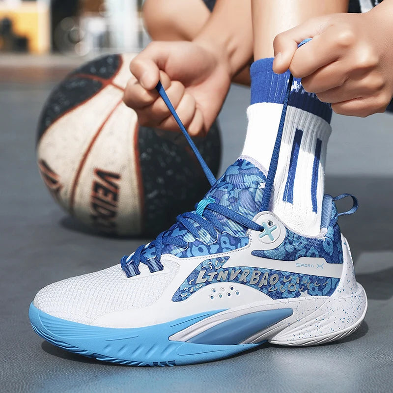 Men's Basketball Shoes Breathable Cushioning Non-slip Wearable Runing