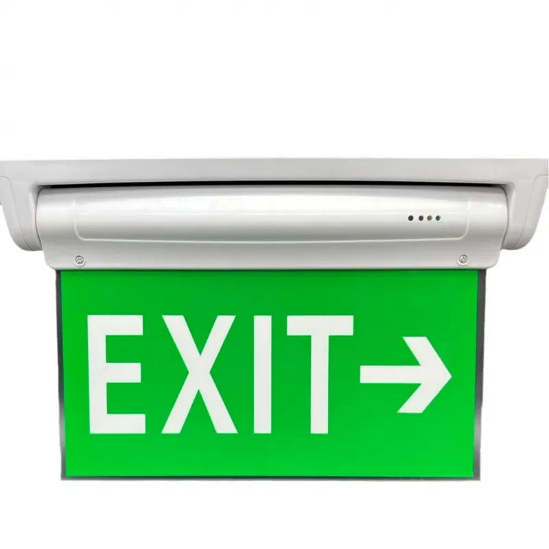 LED Emergency Exit Sign Light IP65 AC85-265V | 3Hr Backup Emergency Exit Light Zpaxo