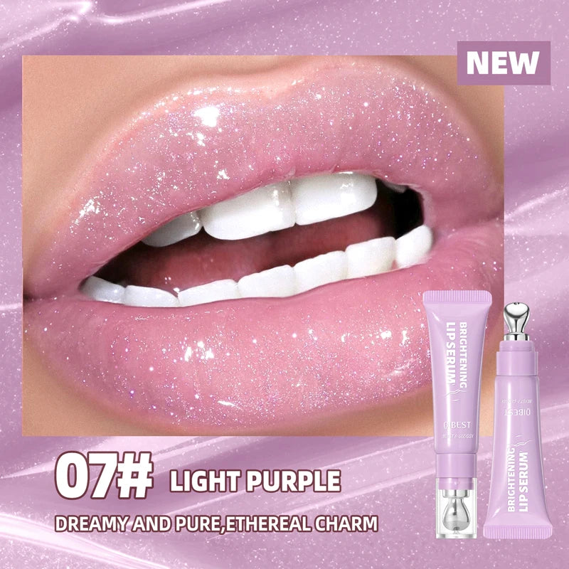 Water-shimmer Mirror Lip Gloss Long-lasting Easy Apply Moisturizing Zpaxo Q2583-07